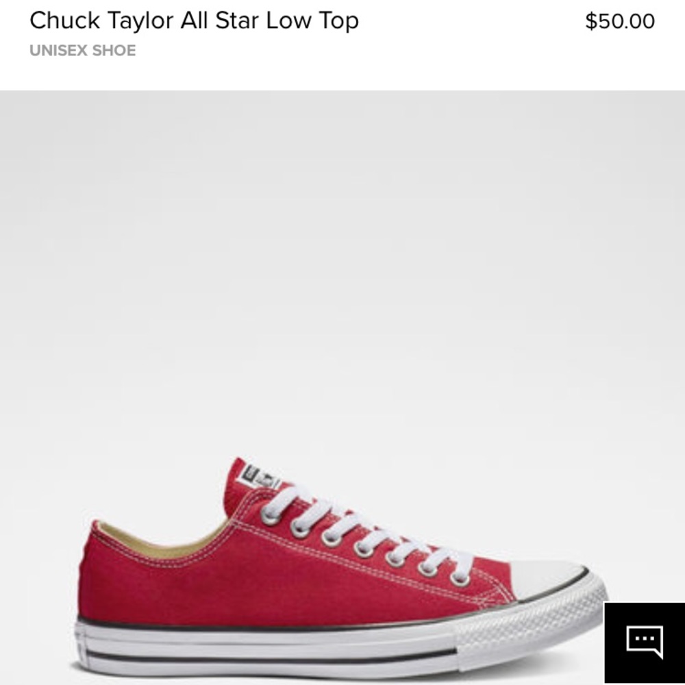 Red converse in Excellent condition !